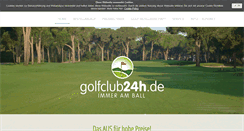Desktop Screenshot of golfclub24h.de